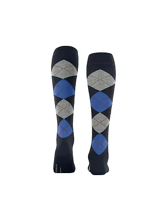 BURLINGTON | Chaussettes hautes femme MARYLEBONE marron foncé | dunkelblau